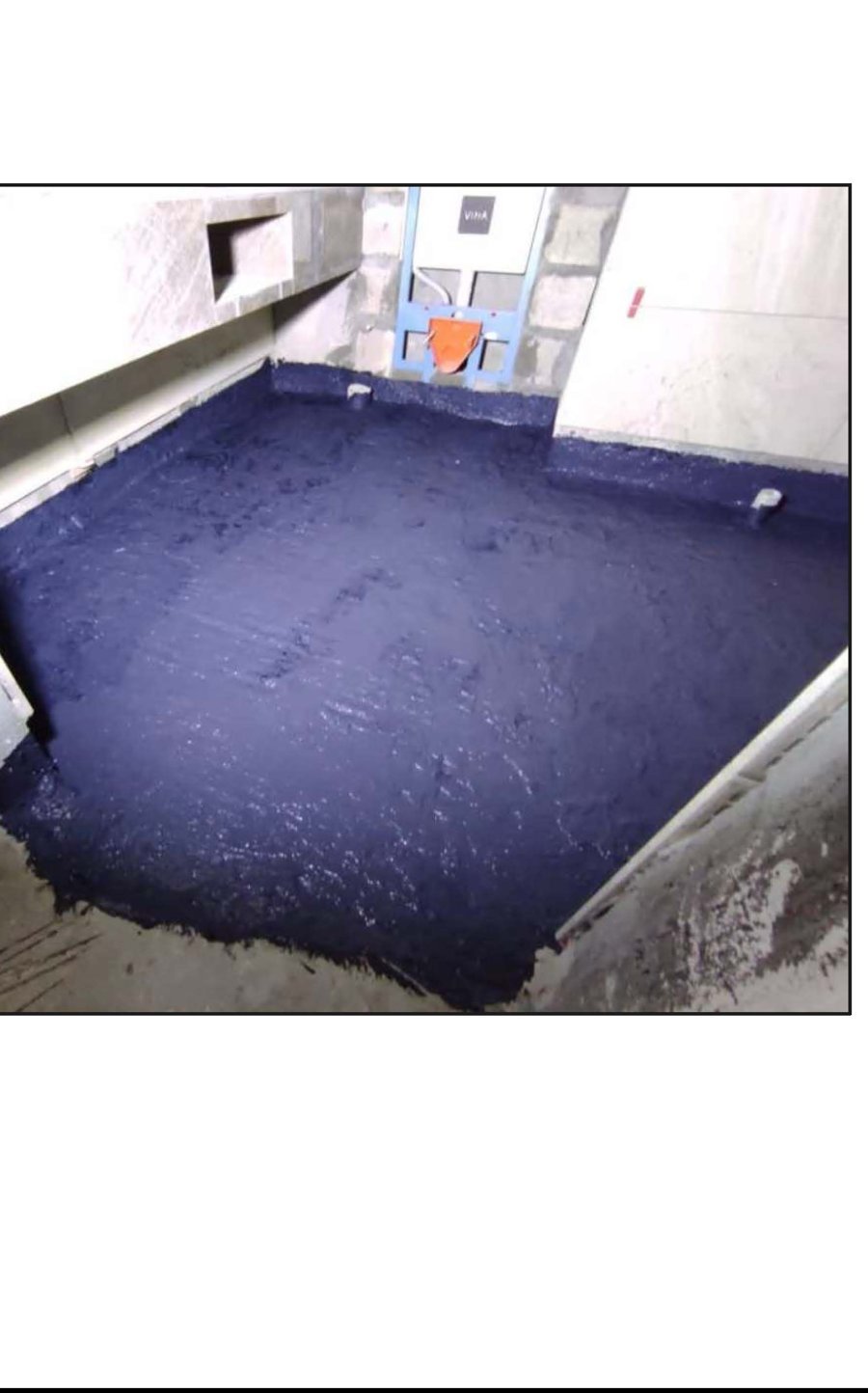 Bathroom waterproofing membrane application in Doha